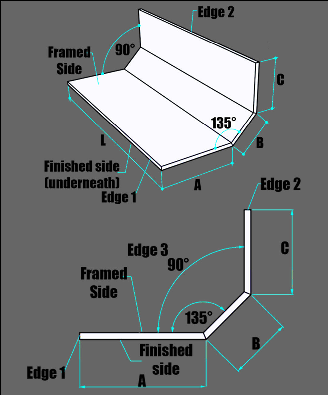 135° Bulkhead Profile